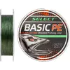 Шнур Select Basic PE 150м (темн-зел.) 0.04мм 5lb/2.5kg (1870-18-18)