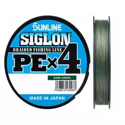 Шнур Sunline Siglon PE х4 150m (темн-зел.) # 1.7 / 0.223mm 30lb / 13.0kg (1658-09-22)