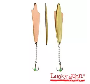 Блешня зимова Lucky John WING (трійник-ланцюжок) 5.5г. 50мм (102-3-GC)