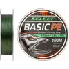 Шнур Select Basic PE (темн-зел.) 100м 0.08мм 4кг / 8lb (1870-27-59)