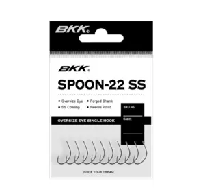Гачок BKK для блешень Spoon-22SS #4 (A-ES-8144)