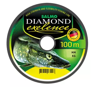 Волосінь DIAMOND EXELENCE 100 m 0.15мм 2.25кг/4lb (4027-015)