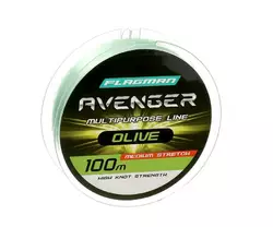 Волосінь Flagman Avenger Olive Line 100м 0.22мм (FL04100022)