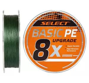 Шнур Select Basic PE 8x 150м (темн-зел.) #0.6/0.10мм 12lb/5.5кг (1870-31-32)