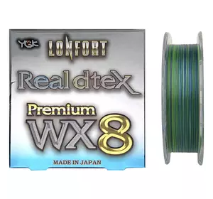 Шнур YGK Lonfort Real DTex X8 (мультиколор) 150м 0.104мм 5.45кг / 12lb (5545-00-50)
