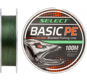 Шнур Select Basic PE (темн-зел.) 100м 0.06мм 3кг / 6lb (1870-27-58)