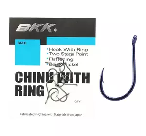 Гачок BKK Chinu With Ring 10pcs #0.8 / (2191224 / A-BN-0213)