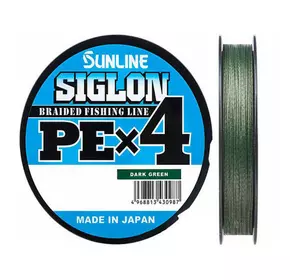 Шнур Sunline Siglon PE х4 150m (темн-зел.) # 1.5 / 0.209mm 25lb / 11.0kg (1658-09-21)