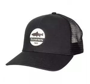 Кепка Simms Trout Patch Trucker Black / (2185852 / 13449-001-00)
